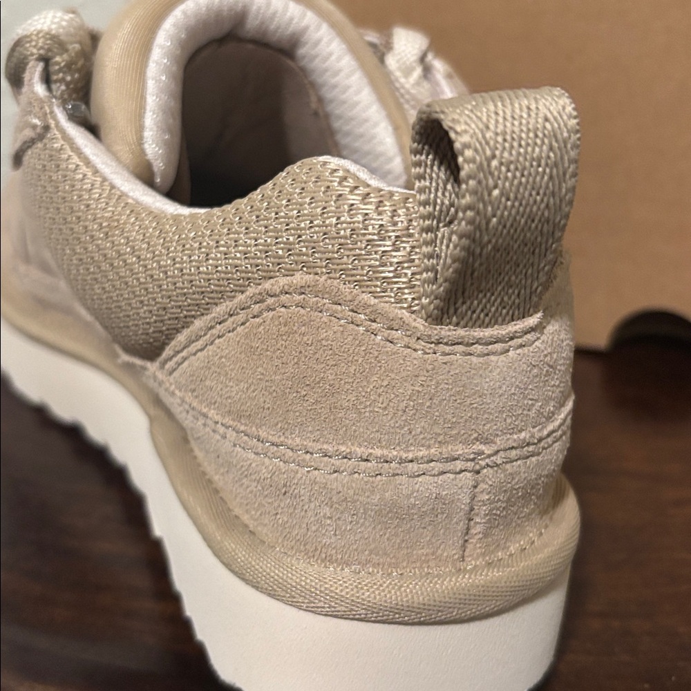 UGG Taupe Lace-Up Platform Sneakers - Picture 6 of 10